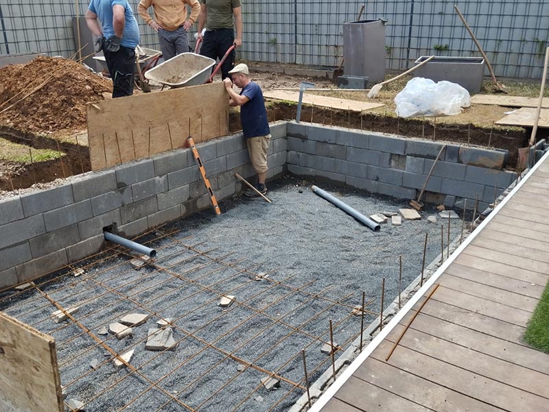 Poolbau Magdeburg – Poolbecken Rohbau Betonarbeiten