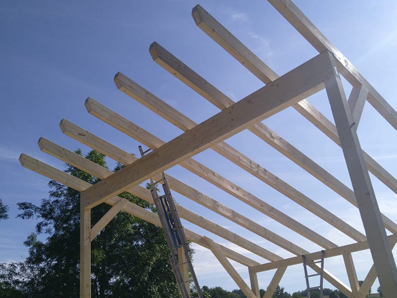 Carport bauen Magdeburg – Carport mit Bodenplatte in Burg 2