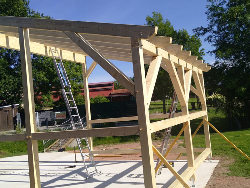 Garage bauen Magdeburg – Carport Fertigstellung 4